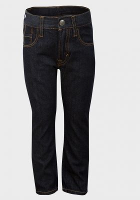 Spodnie dżinsowe bawełniane H&M, kolor granatowy, rozm. 104